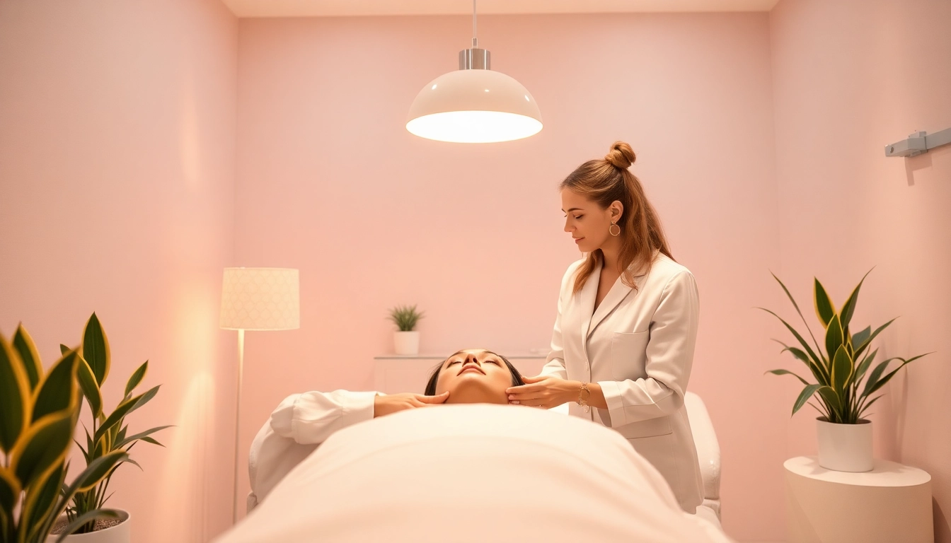 Consultation for Faltenbehandlung Zürich in a modern beauty treatment room.