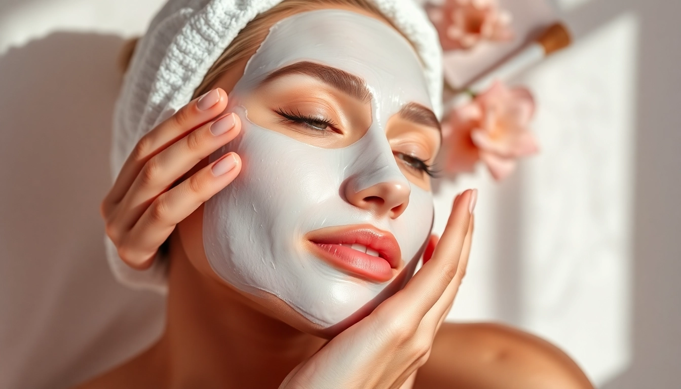 Apply a hydrating Facial mask for a rejuvenated glow on your skin.
