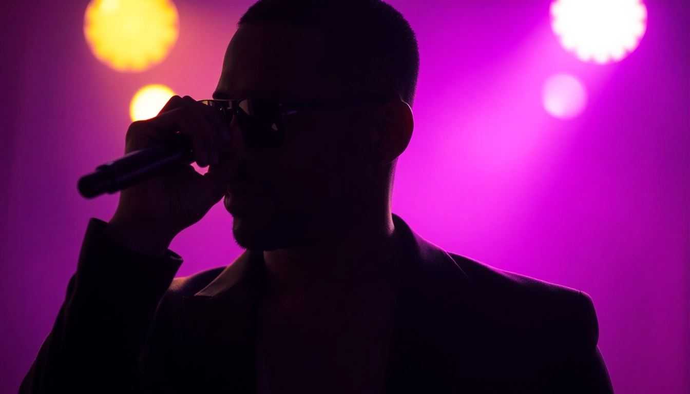 R. Kelly performing with passion in an album cover setting, representing the essence of 12play.