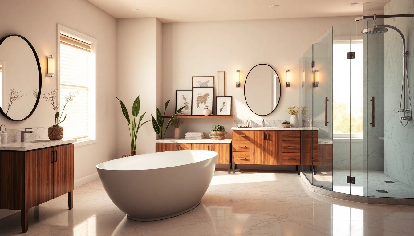 Revamp your space with a stunning local bathroom remodel showcasing modern design and elegant touches.