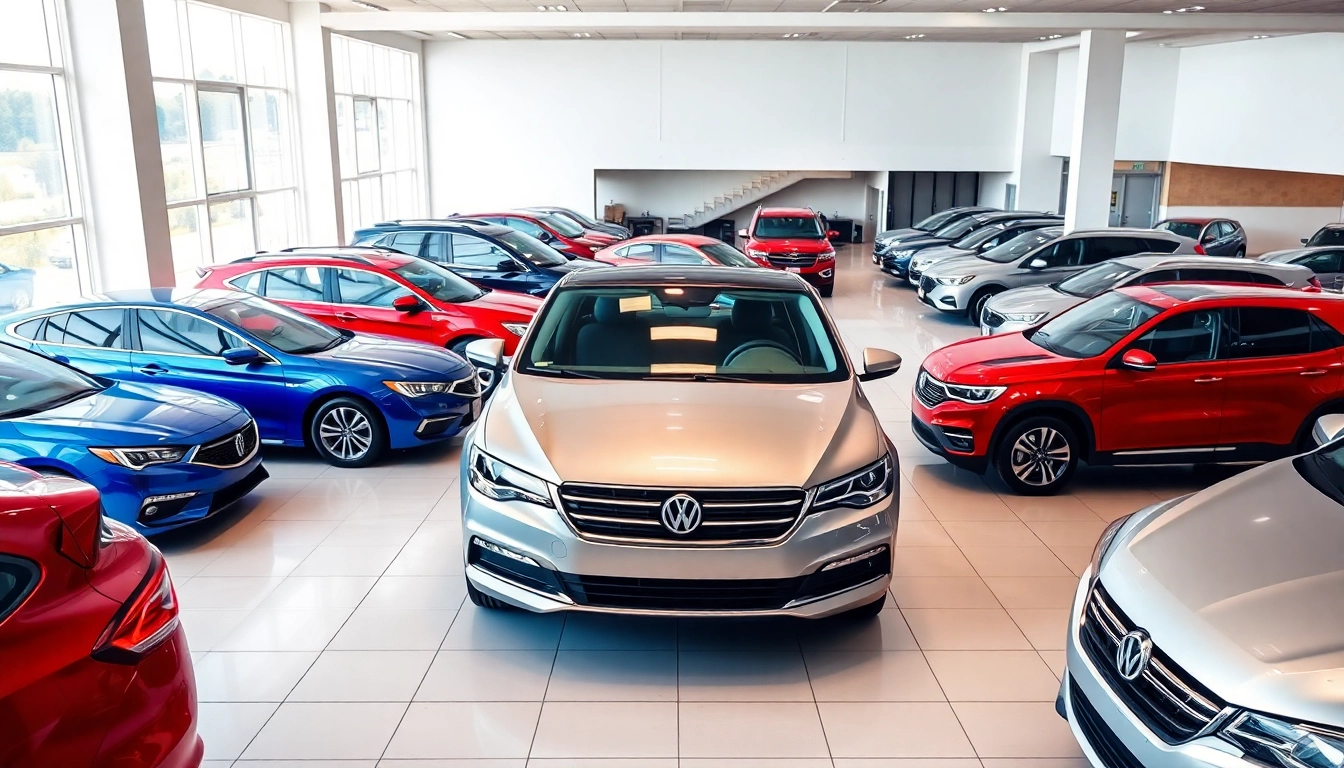 Find Used Vehicles in a vibrant dealership showcasing diverse options for buyers.
