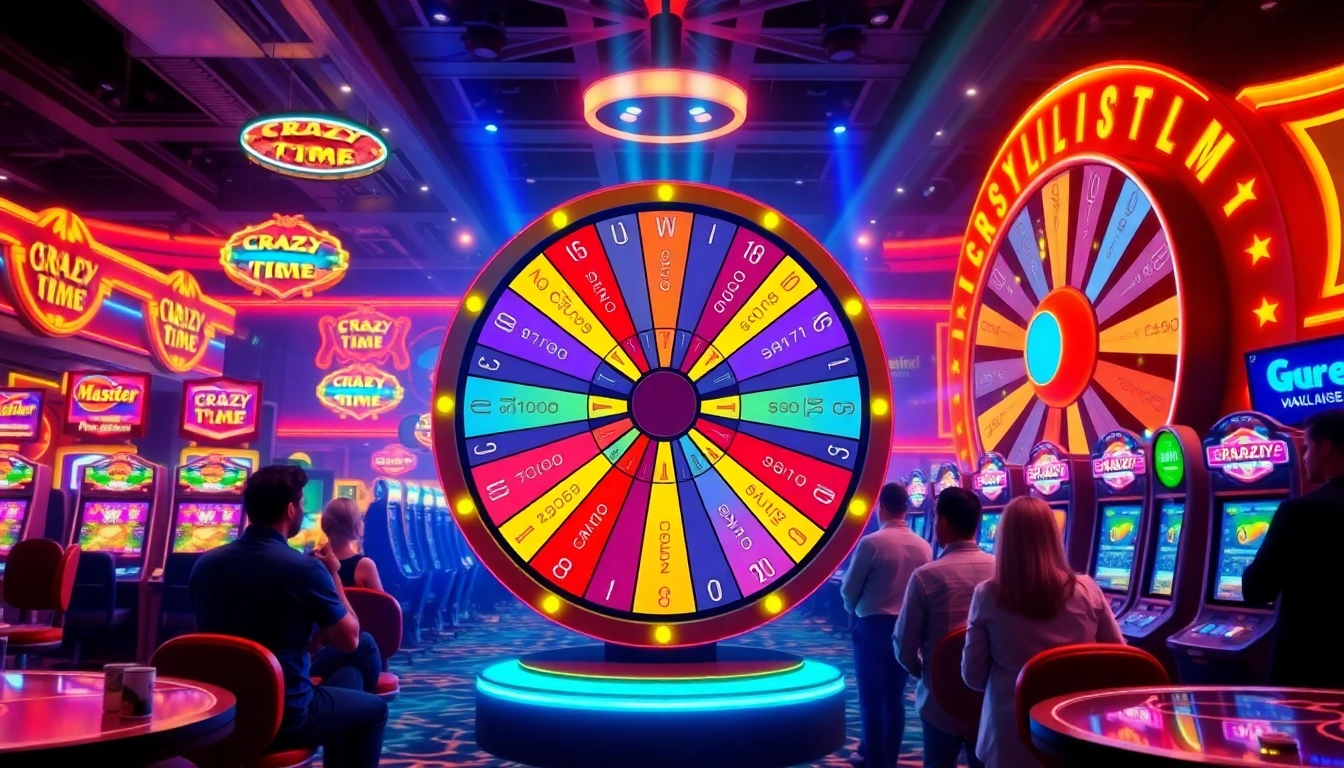 Experience thrilling gameplay with rtp crazy time as players engage with the live wheel and vibrant graphics.