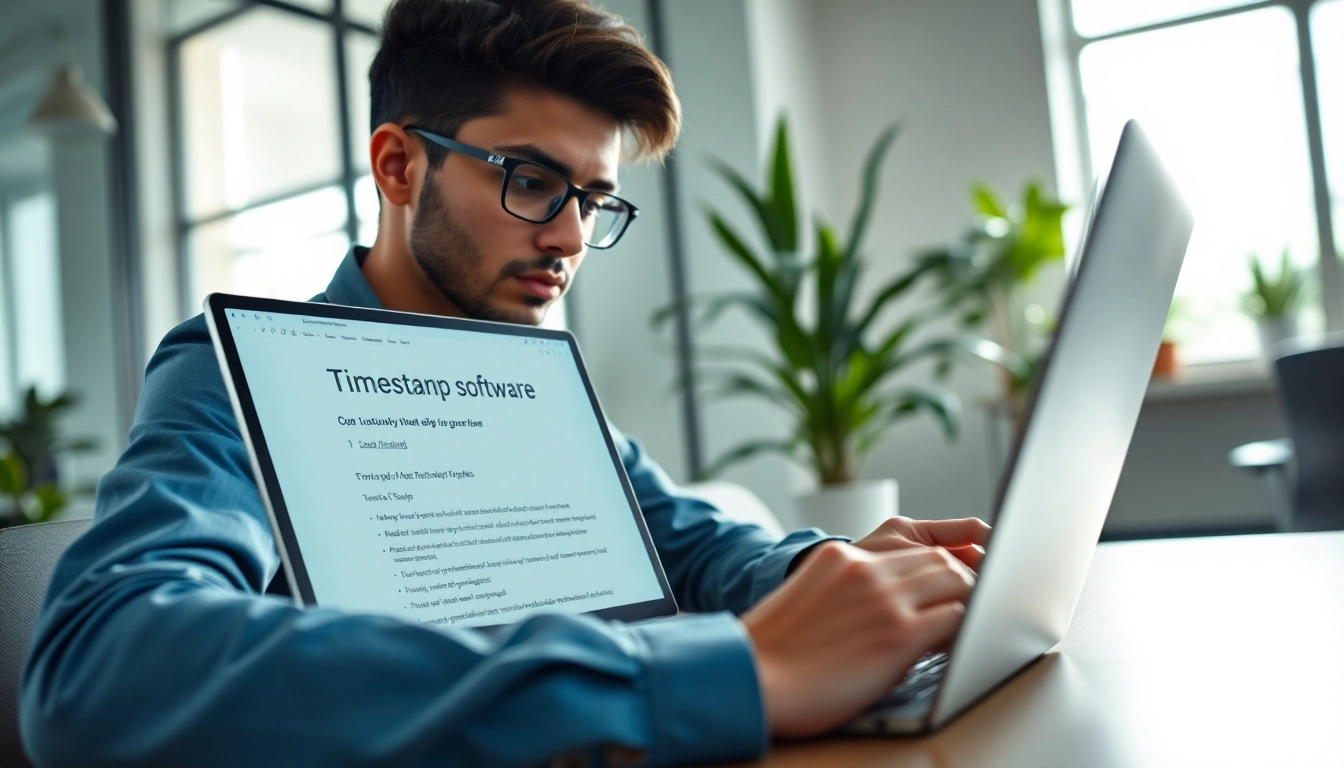 Add timestamp document online securely while using advanced digital tools in a professional workspace.