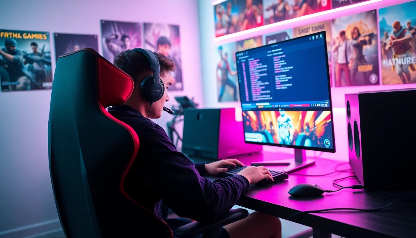 Learn dma cheats with a pro gamer in a vibrant gaming setup showing cheat codes.