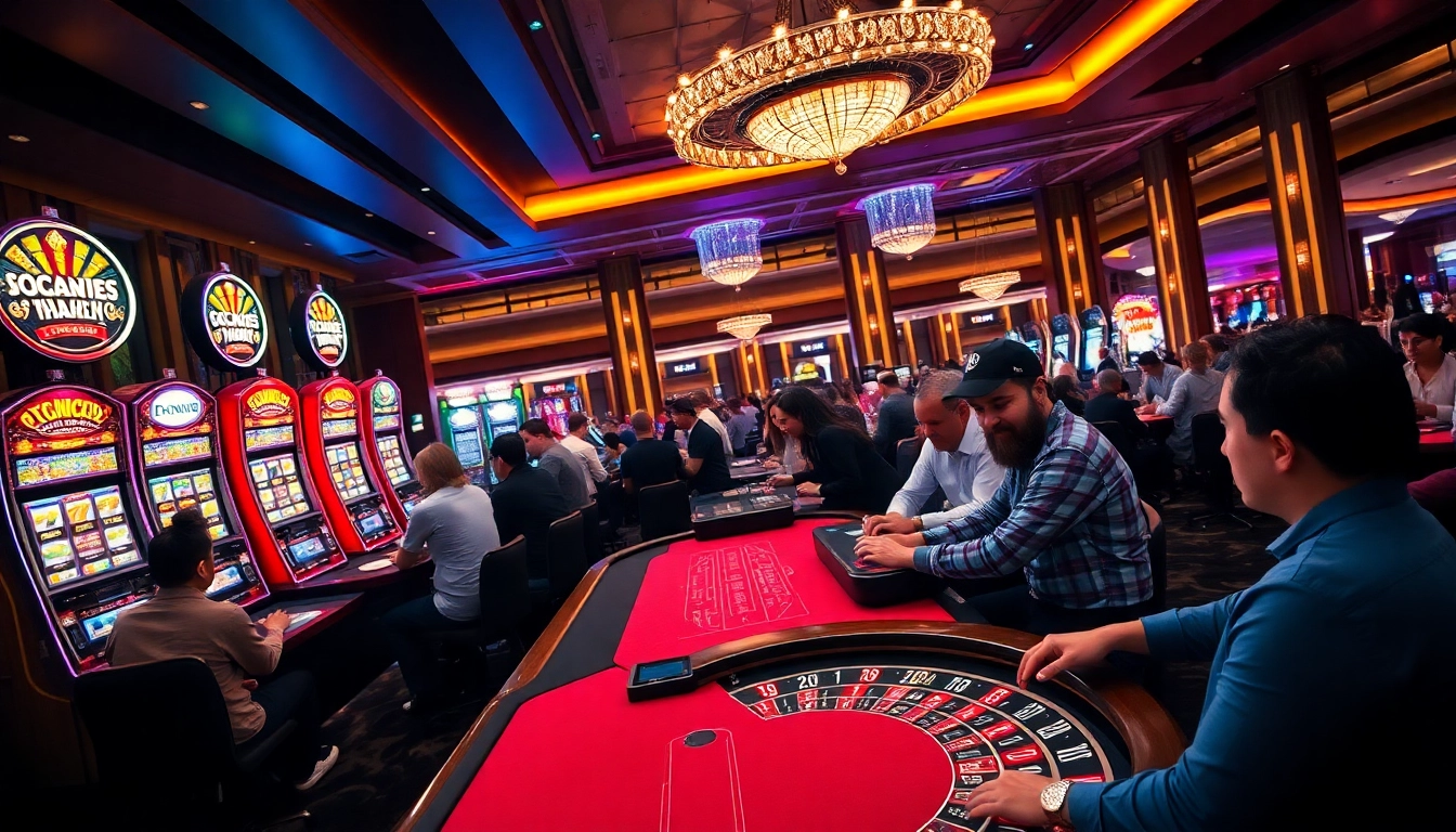 Experience thrilling gameplay at TPower casino with engaging tables and vibrant settings.
