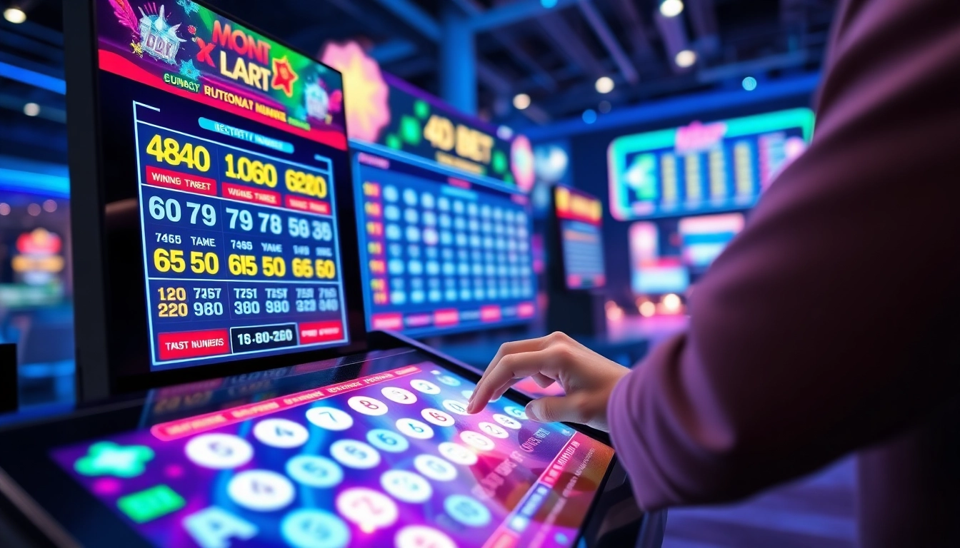 Engage in exciting 4d online lottery betting with a user-friendly digital interface.