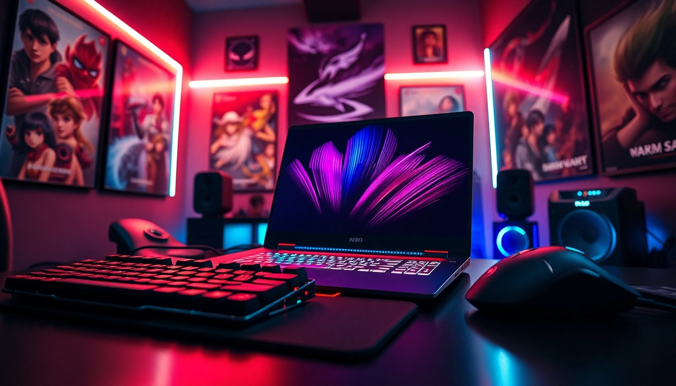 Berlatih game online dengan perangkat permainan canggih dan suasana yang energik.