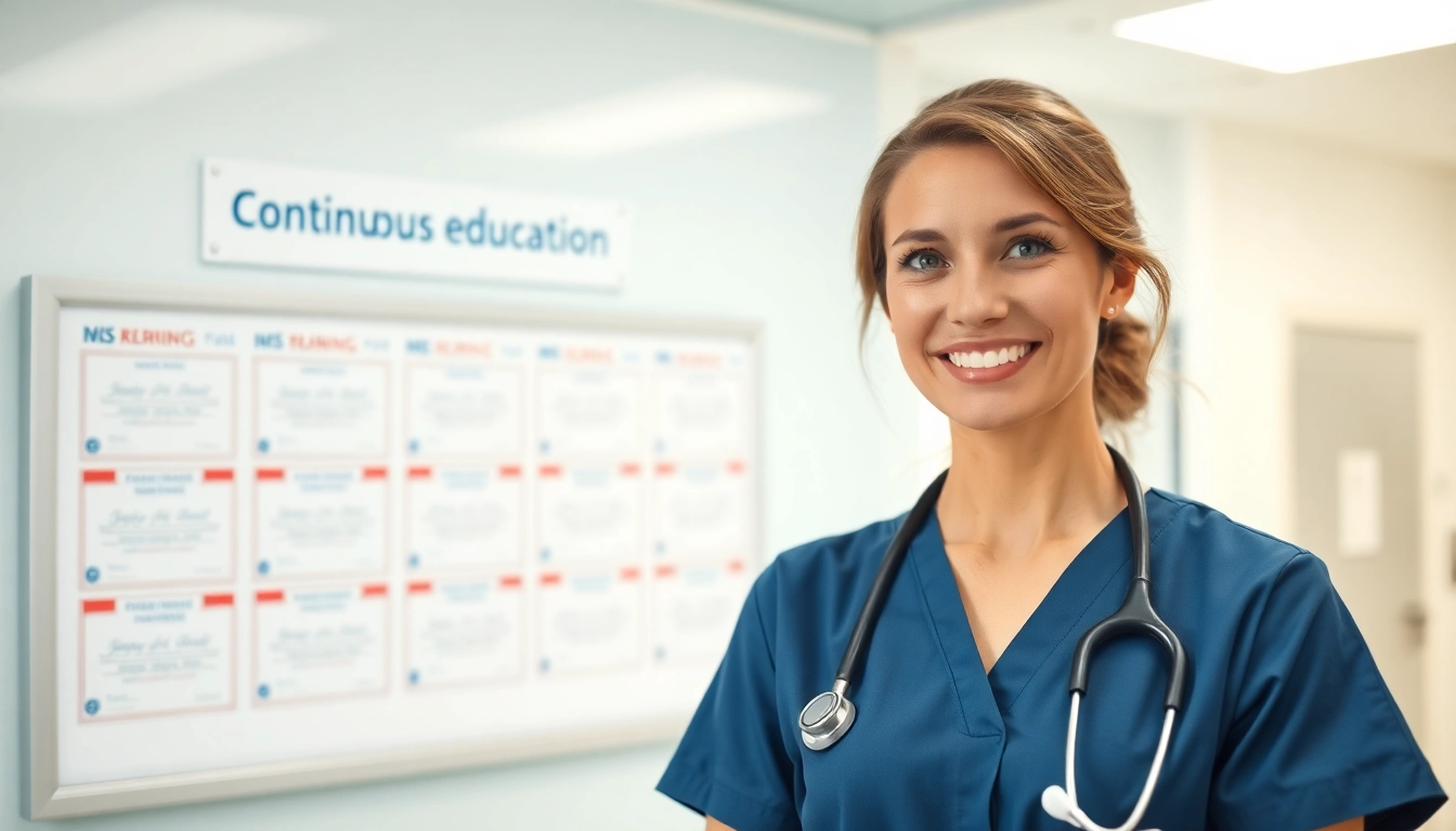 Formación y progreso en unidades de educación continua de enfermería en un entorno profesional.