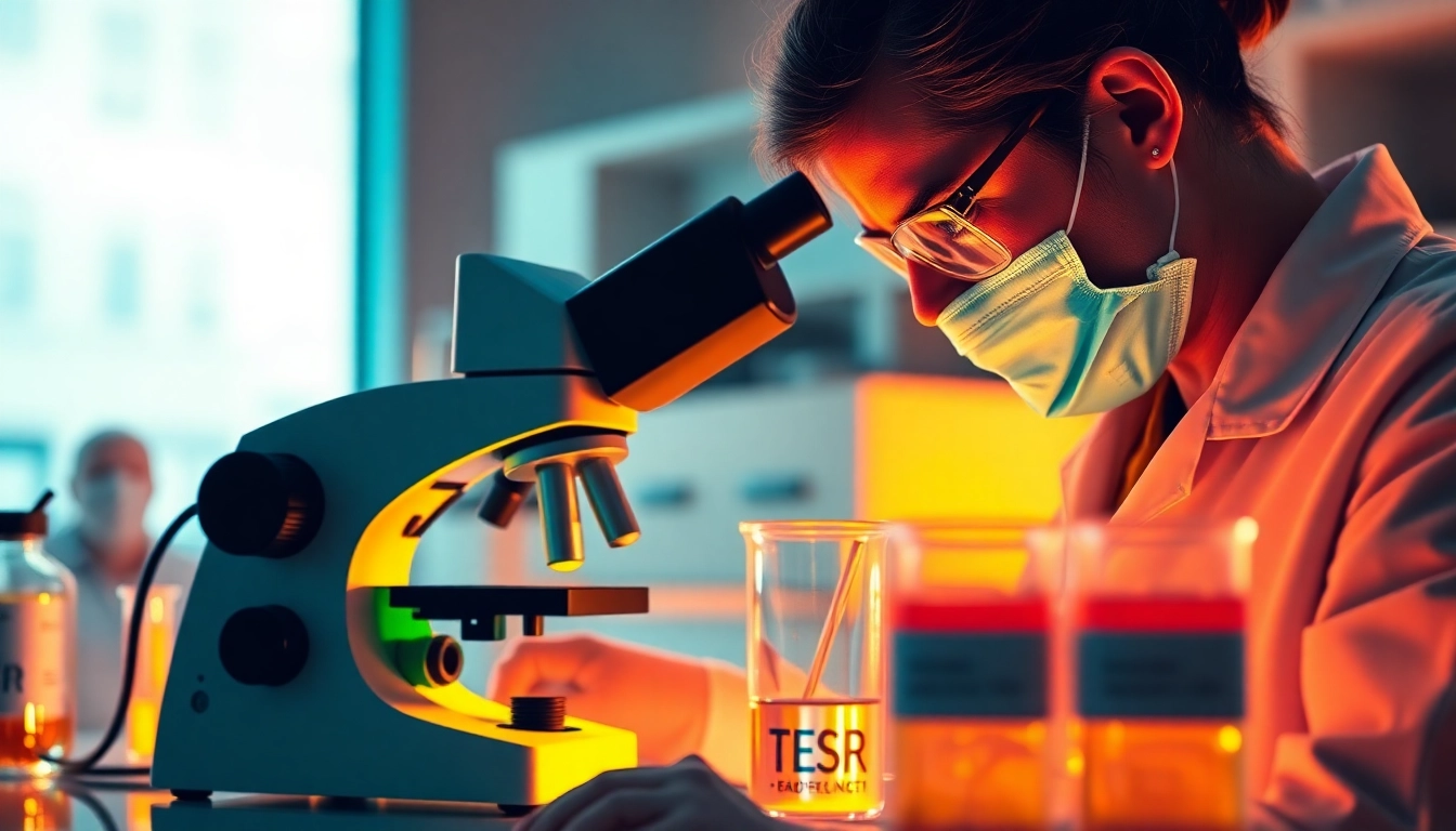 Researcher conducts all check on TeSR™ feeder-free media cultures, ensuring optimal conditions in a bright lab.