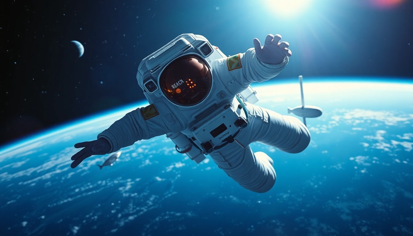 Discover the innovative spirit of revenuerocketlab through a professional astronaut exploring space.