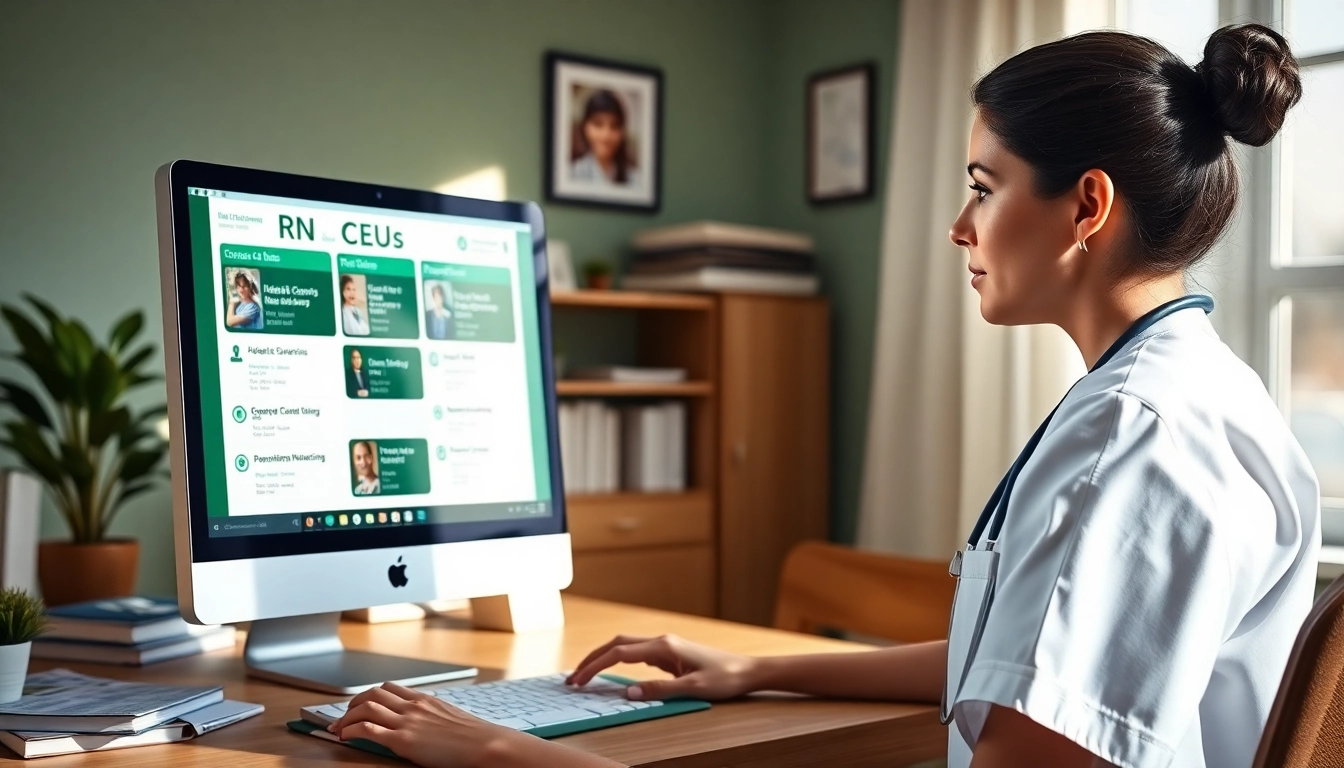 Discover how to earn rn ceus efficiently in a professional online learning environment.