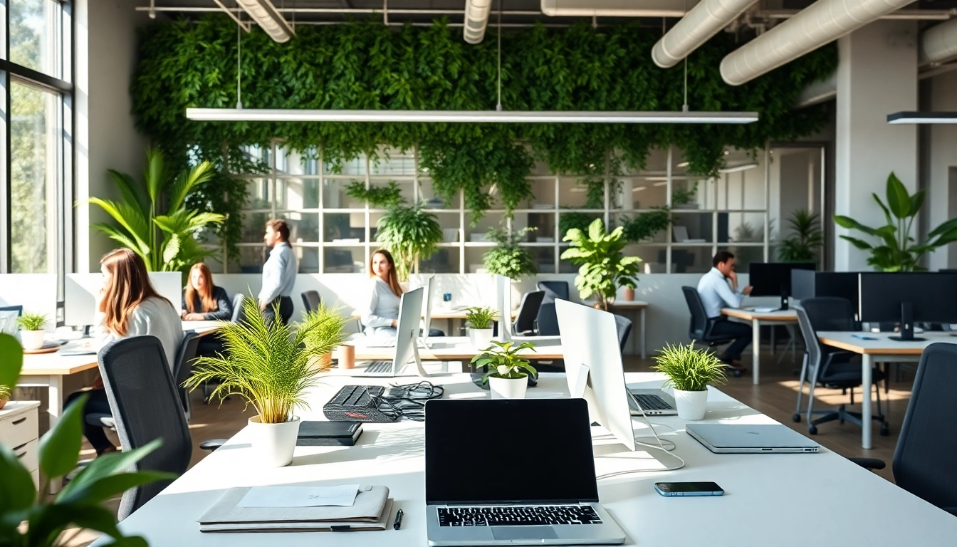 Verbeter uw werkplekbeheer met een moderne kantoorruimte vol technologie en samenwerking.