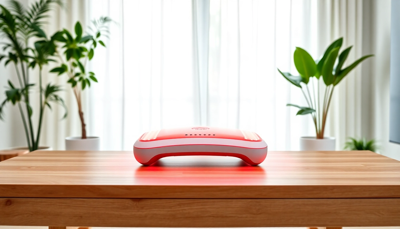 Enhance your wellness routine with full body red lighttherapy at home device in a relaxing setting.