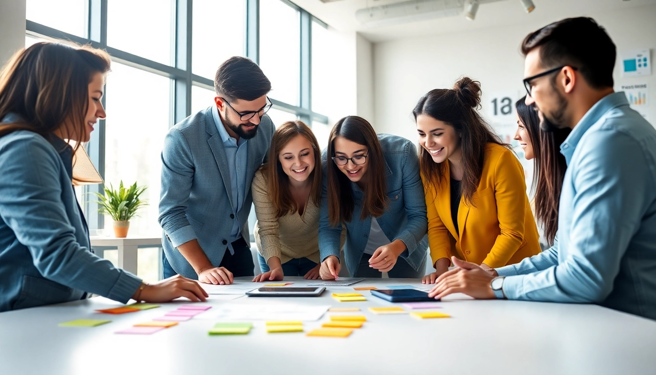 Showcasing professional website design Kansas City in a collaborative office environment.